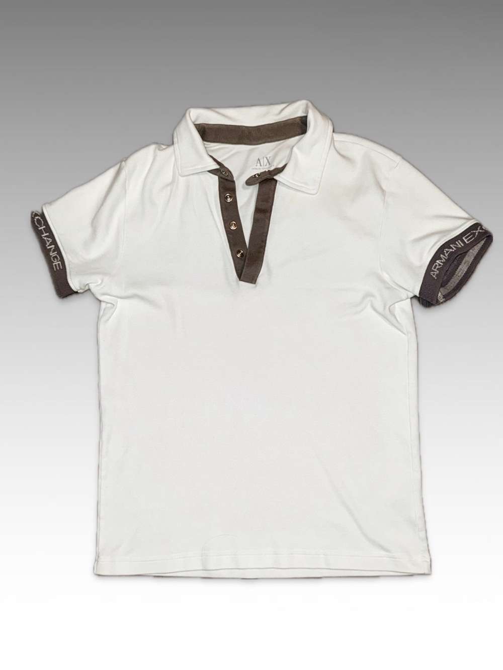 Armani Exchange Men’s White T-Shirt Medium Soft Premium Tee